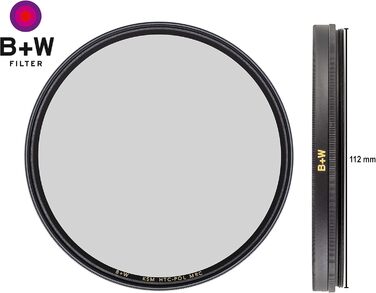 Поляризаційний фільтр B+W Zirkularer Käsemann (112mm) - Професійний, MRC, F-Pro