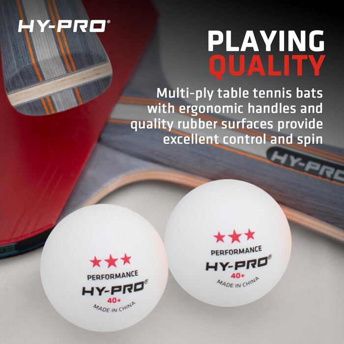 Набір для пінг-понгу Hy-Pro: 4 ракетки, 8 м'ячів, сумка, м'ячі 3 зірки, високоякісний набір для настільного тенісу