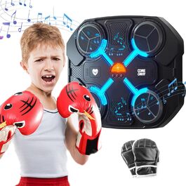 Wall Mounted Smart Punching Bag Machine for Home Workout - Bluetooth Punching Bag with Decompression & Training - Black/Gray