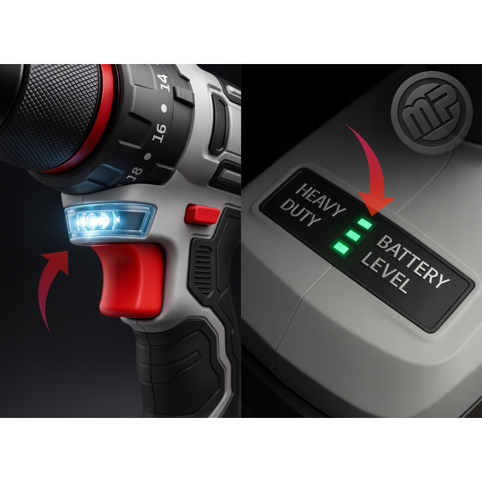 Акумуляторний шуруповерт Majster Polska 20 V MP-0430