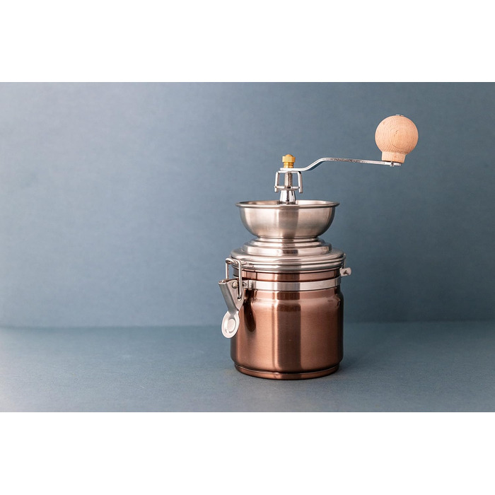 Кавомолка La Cafetière з нержавіючої сталі, мідне покриття, коричнева