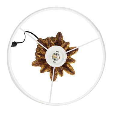 Relaxdays Pineapple Table Lamp, Gold