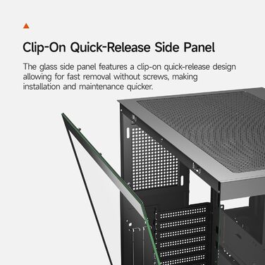 Корпус PCCOOLER C3T500 ARGB Tower ATX: 6 вентиляторів ARGB, підтримка RTX 40, подвійне скляне бокове вікно, чорний