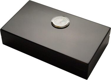 Міні-умісниці для сигар Germanus, чорний колір, з кедрової деревини, з брошюрою про умісниці