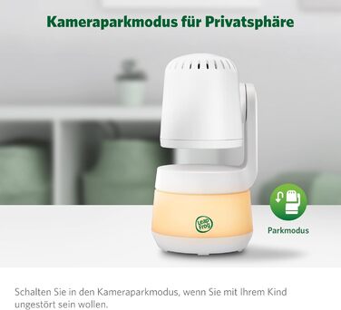 Відеоняня LeapFrog LF2513 без Wi-Fi з IPS екраном 2.8 дюйма, поворотна, з нічним баченням, датчиком температури, радіусом дії 300 метрів та тривалістю роботи батареї 12 годин