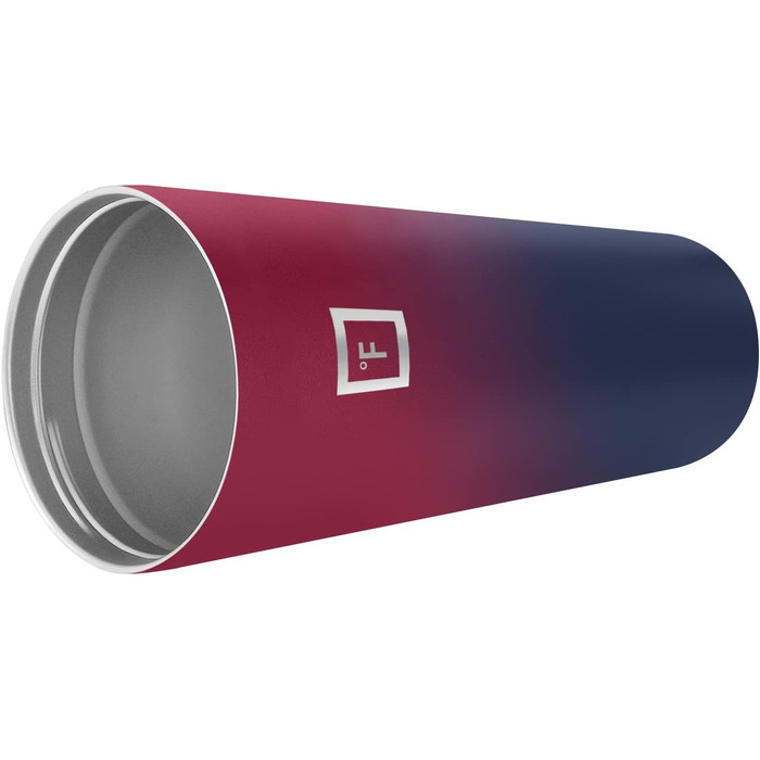 IRON °FLASK Classic Tumbler 2.0 - Stainless Steel Water Bottle with 2 Lids (Straw Flip), Vacuum Insulated, Double-Walled Travel Mug - 32 oz (Dark Rainbow)