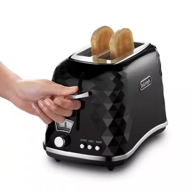 Тостер De'Longhi CTJ 2103.BK, чорний, 900 Вт