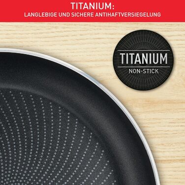 Сковорода Tefal Infinite Induction 24 см з антипригарним покриттям та індикатором температури