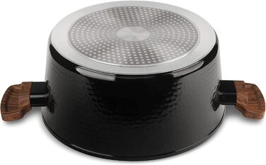 Набір каструль та сковорідок Edenberg 12 предметів з антипригарним покриттям (індукційні)