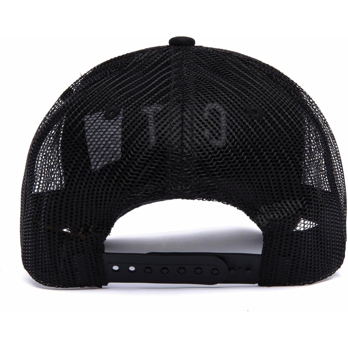 Кепка CAT Unisex Raised Logo Mesh чорна, універсальний розмір