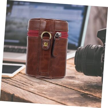 Водонепроникний чохол для об'єктивів камери Garneck: захист від подряпин та пилу, легкий у відкритті та закритті, для зберігання об'єктивів та аксесуарів, міцний, 11.5x8x8 см