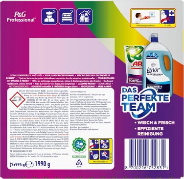 Капсули для прання Ariel Professional All-in-1 Pods Color+ для кольорових речей, проти жирних плям, професійні