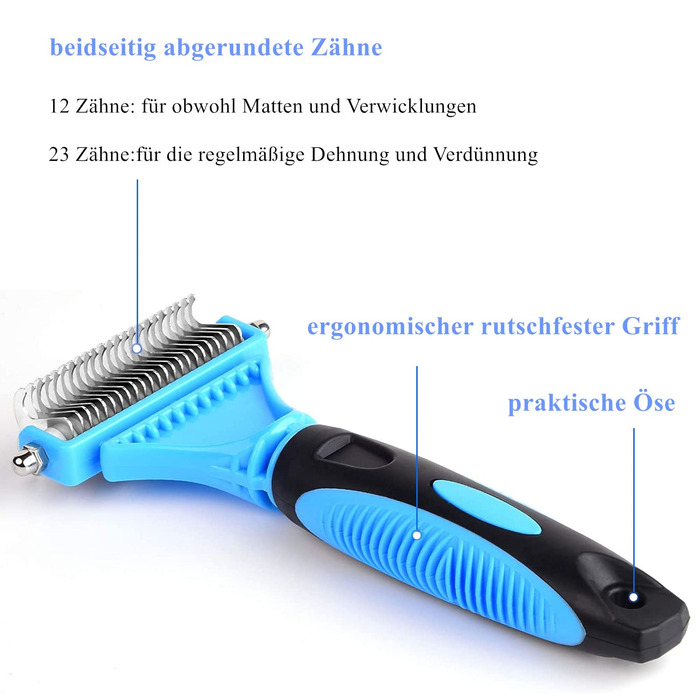 Гребінець для собак та котів, щітка для вичісування шерсті, засіб для видалення кліщів | 12+23 шт.