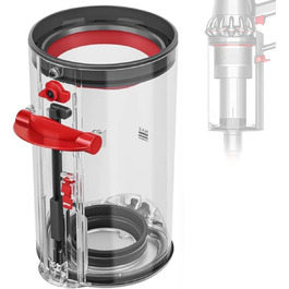Замінний контейнер для пилу Dyson V11, V15, SV14, SV15, SV22 - аксесуар для пилососа, прозорий та надійний