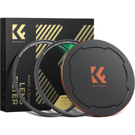 CPL фільтр K&F Concept 77mm: кругла поляризаційна фільтр з магнітним кріпленням, HD скло з Nano-Xcel покриттям