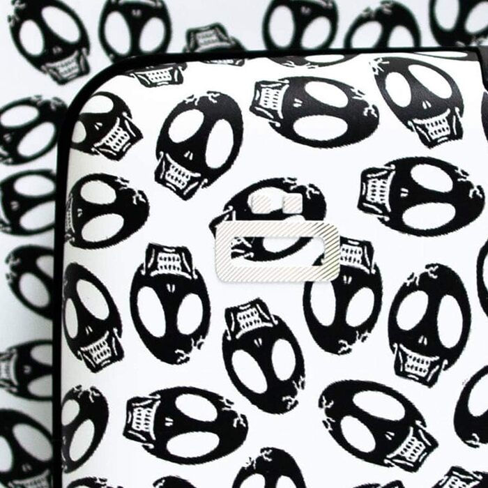 Алюмінієве картхолдер ÖGON -DESIGNS Smart Case Stockholm V1 з RFID захистом (Skull Style)