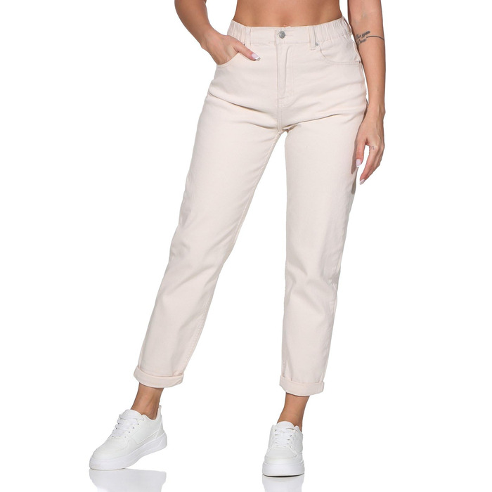 Джинси жіночі Hailys Mom Jeans з високою талією, укорочені, колір Nature (XXL)