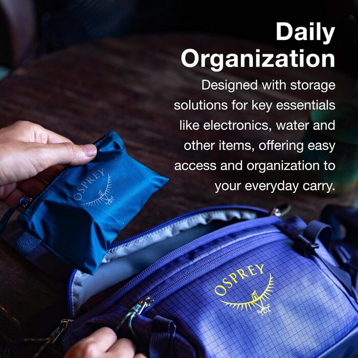 Сумка на пояс Osprey Arcane, чорна, універсальний розмір