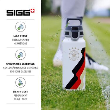 SIGG - Aluminum Drinking Bottle - WMB ONE - Made in Switzerland - ClimatePartner Certified - Carbonated Drinks Safe - Leak-Proof - Featherlight - BPA-Free - Outdoor - 0.75L & 1L