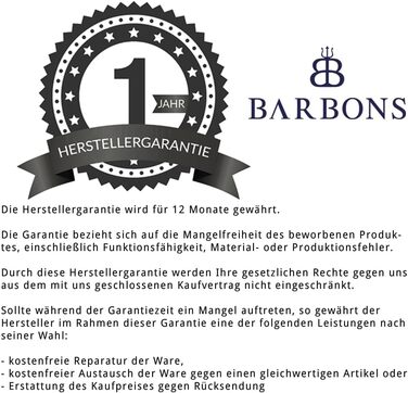 Чоловічі джинси BARBONS Regular Fit Stretch - класичні прямі джинси преміум якості, темно-синій, 36W/32L