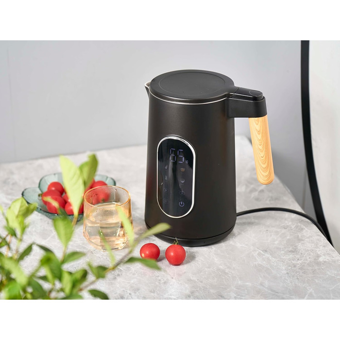 Електричний чайник 1.7л з LED-дисплеєм, 13 температурних режимів (смарагдово-зелений)