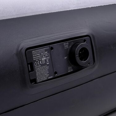 Надувний матрац-ліжко AVENLI для 2 осіб з інтегрованим насосом, флаокована поверхня, 191x99x36 см (для кемпінгу та дому)