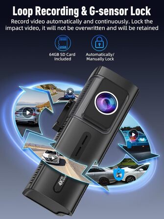 3-канальний автомобільний відеореєстратор 4K+1080P+1080P (передній, задній, салон), 5GHz WiFi, 3.16