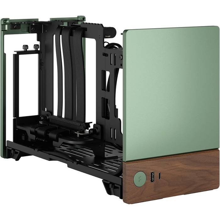 Корпус для ПК Fractal Design Terra Wood Walnut - mITX Gaming з PCIe 4.0 та USB Type-C