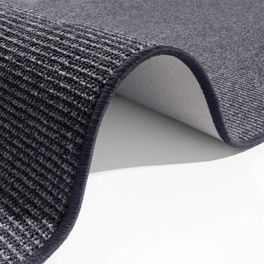 Килимок Bouclé Läufer – антиковзаючий килимок для кухні, вітальні, ванної кімнати, прихожої – 67x200 см (80x200 см, антрацит)