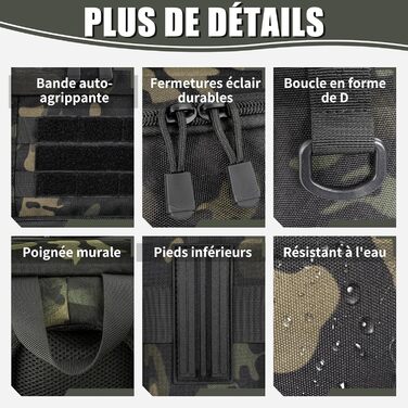 Рюкзак для камери OUUTMEE з відділенням для ноутбука 15.6 дюймів - водонепроникний рюкзак для фотокамери, міцний рюкзак для DSLR/SLR, сумісний з Canon, Nikon, DJI дронами | Знімний м'який вкладиш |