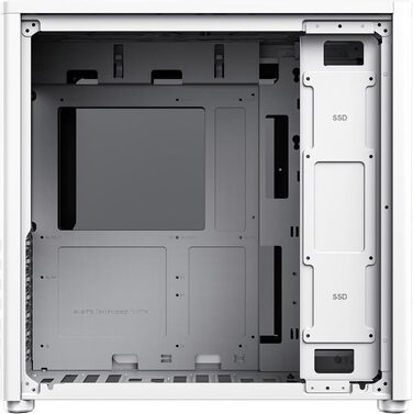 Корпус GameMax Spark Pro для ігрового ПК ATX з двома скляними панелями, USB 3.0/Typ C, білий