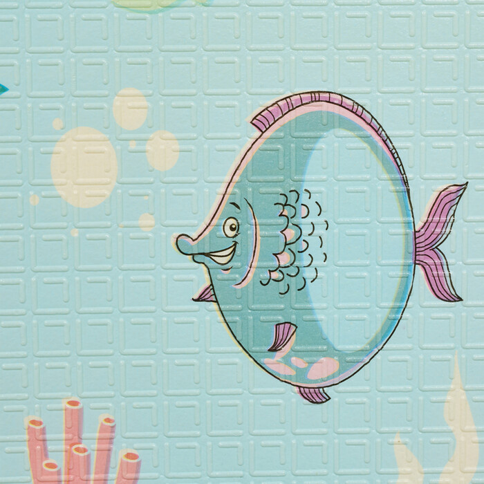 Relaxdays Foldable Play Mat - Land and Sea Animals