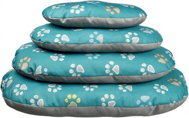 Подушка для тварин Trixie Jimmy, 80 x 50 см, турквіс/сірий