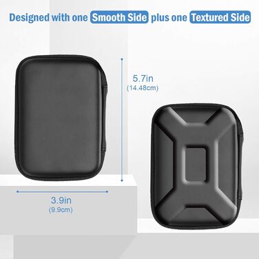 Чохол для жорсткого диска ProCase 2.5' - сумісний з Seagate, Toshiba, WD, UnionSine, Samsung