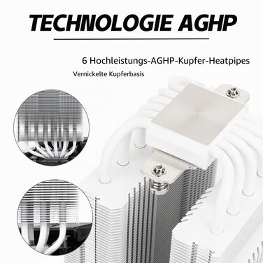 Кулер для процесора Thermalright Peerless Assassin 120 SE White ARGB, 6 теплових трубок, 2 вентилятори 120мм PWM, для AMD AM4/AM5, Intel LGA 1700/1200/115x/2011
