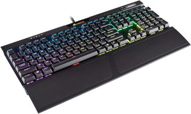Ігрова механічна клавіатура Corsair K70 MAX RGB з клавішами MX Brown, PBT Double-Shot, QWERTY NA, RGB LED, сталевий колір