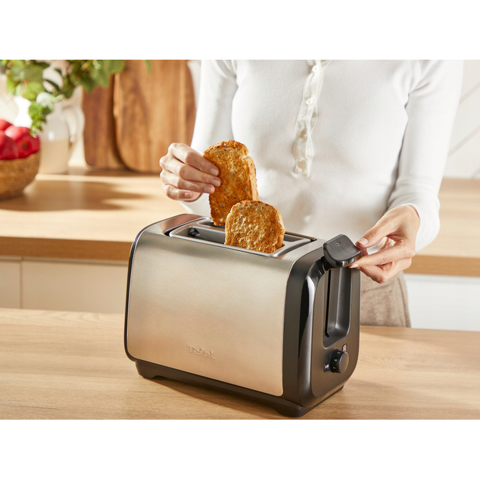 Тостер Tefal TT5S1DE0, сріблястий/сірий, 1300 Вт