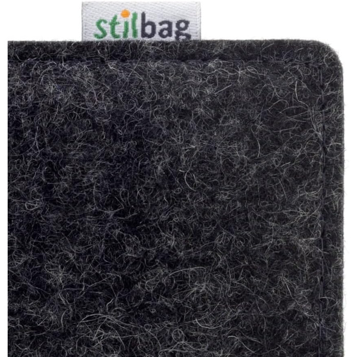 Чохол для Kindle Paperwhite 7 (Amazon) | Стильний чохол з ворсового фетру, Made in Germany (Антрацит - зелений) (Світло-сірий - лайм)