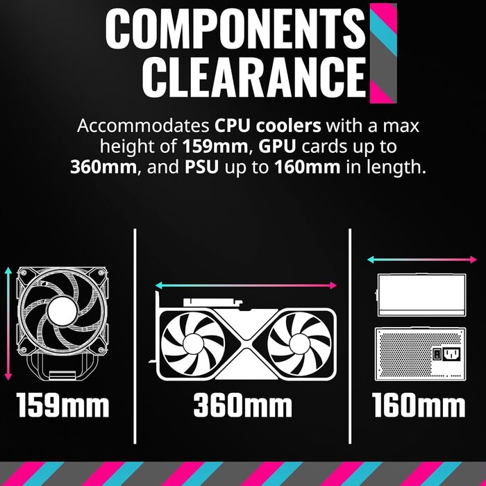 Корпус Cooler Master MasterBox Q300L V2 Mini-Tower mATX з 120 мм вентилятором, склом, USB 3.2 Gen 2x2