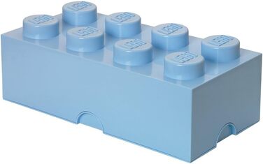 Контейнер для зберігання Lego Brick 8 великий, світло-блакитний