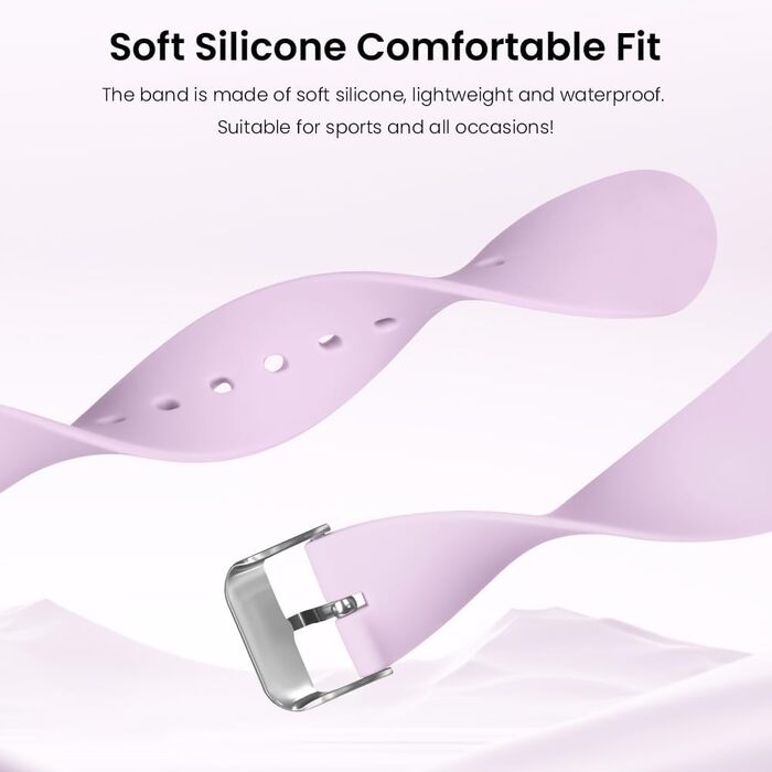 Жіночий годинник: аналоговий кварцовий годинник з силіконовим ремінцем. Спортивний годинник для студентів та дорослих (фіолетовий)
