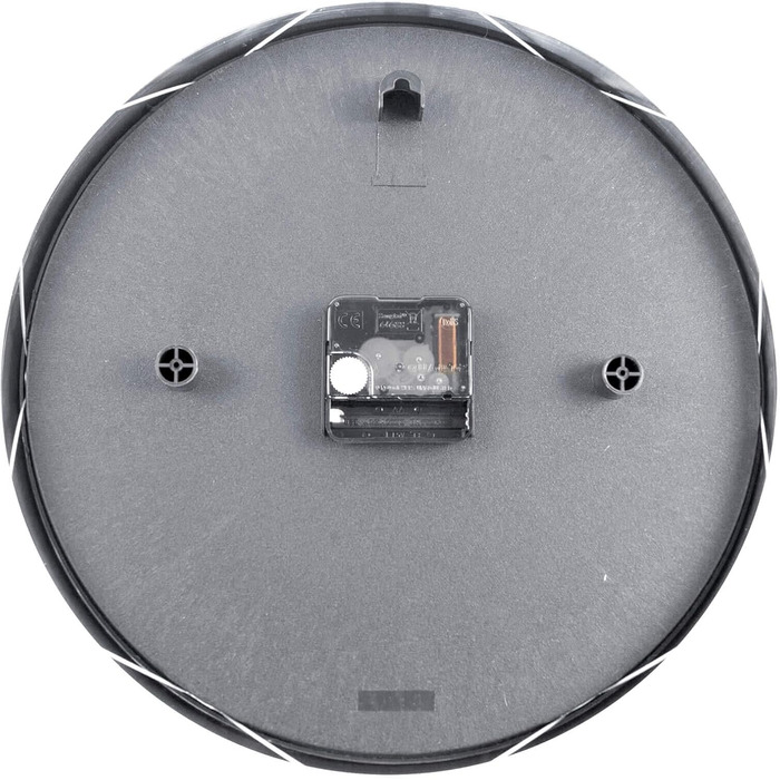 Modern silent aluminum wall clock, 30 cm diameter, without ticking sounds, for living room, bedroom, and office (copper aluminum)