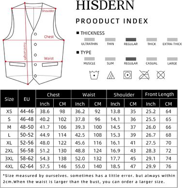 Жилет чоловічий HISDERN в стилі Herringbone, для весілля, Tweed, базовий, оливковий (S)