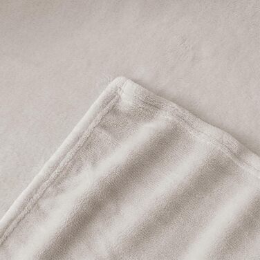 Плед Aisbo: м'який та затишний плед з флісу 150x200 см XL, теплий плед для дивана, затишна пледова ковдра для вітальні та дивана на зиму (220 x 240 см, бежевий)