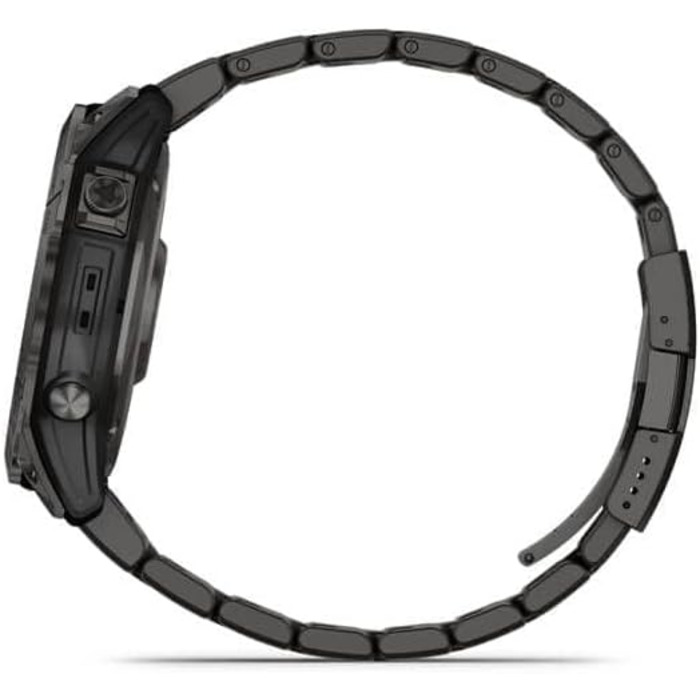 Garmin Fenix 7X Sapphire Solar з титановим браслетом, сірий/сірий колір