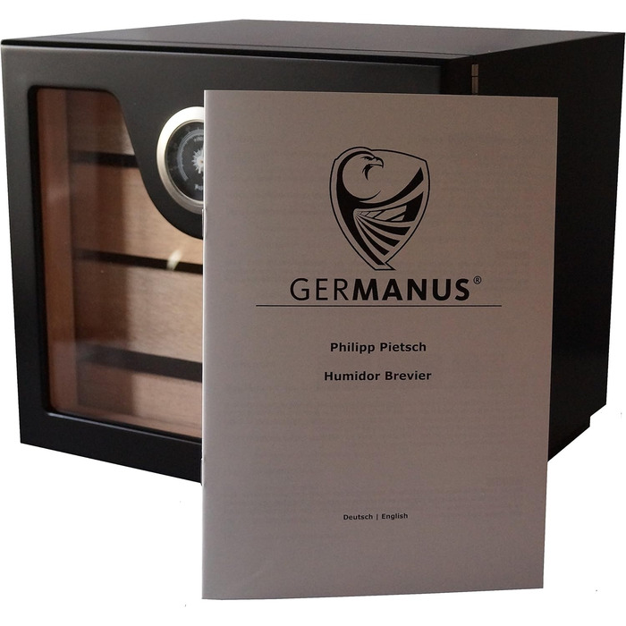 Шафа-вологість для сигар GERMANUS Basis (чорна)