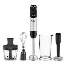 Занурювальний блендер Moulinex Quickchef DD65H810, 1000 Вт, чорний