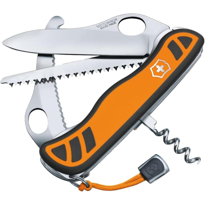 Victorinox Swiss Army Knife, Hunter XTM, Multitool, Swiss Army Knife 6 Functions, One-Hand Lock, Corkscrew, Wood Saw