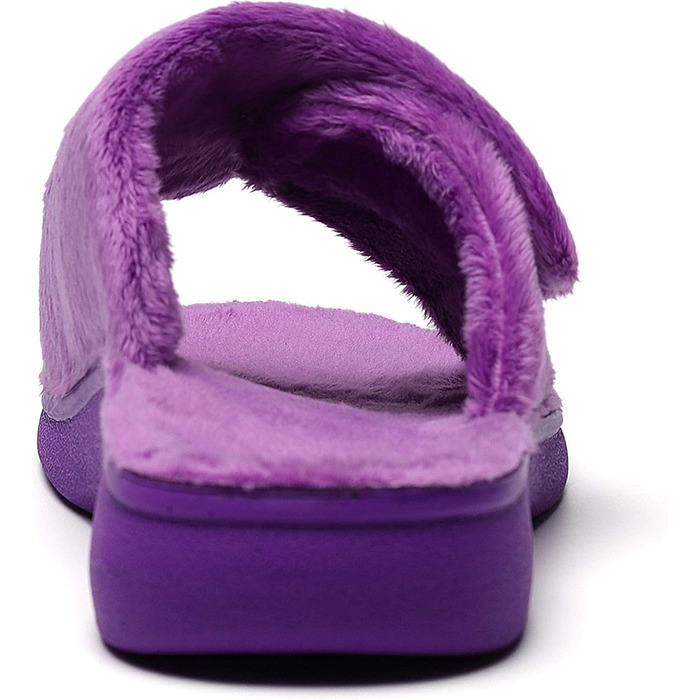 Тапочки жіночі SOLLBEAM з підтримкою склепіння стопи, ортопедичні, з підсиленими п'ятками, сандалії, 44.5 EU, фіолетовий