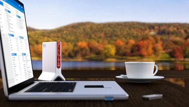 Роутер FRITZ!Box 6820 LTE International: LTE (4G/3G), Wi-Fi N 450 Мбіт/с, Gigabit LAN, для Австрії/Швейцарії